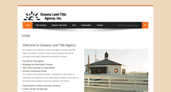 Desktop Screenshot of oceanalandtitle.com